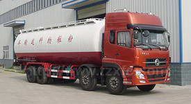 東風天龍前四后八散裝水泥運輸車圖片
